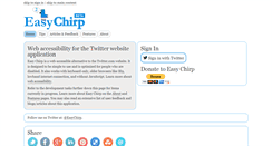 Desktop Screenshot of easychirp.com
