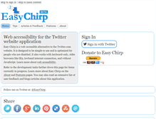 Tablet Screenshot of easychirp.com